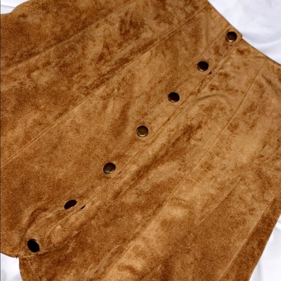 PacSun Button Up Scallop Skirt - Picture 2 of 2